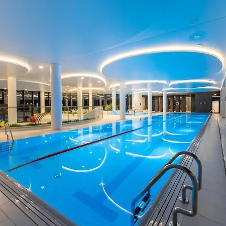 Wave, Polanki Aqua W Kolobrzegu, Free Garage, Swimming Pool, Sauna And Other! Lägenhet