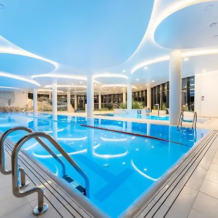 Wave, Polanki Aqua W Kolobrzegu, Free Garage, Swimming Pool, Sauna And Other! Lägenhet